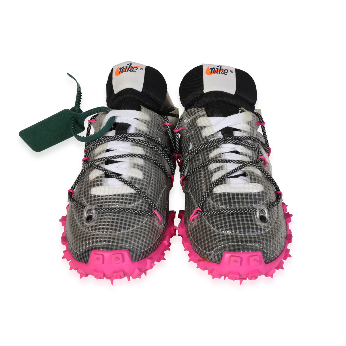 Nike    Off White x Wmns Waffle Racer 'Fuchsia' (5 US) pv