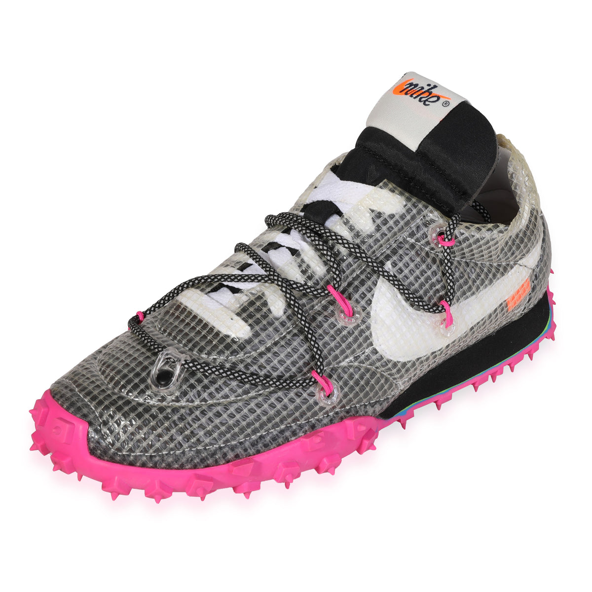 Nike    Off White x Wmns Waffle Racer 'Fuchsia' (5 US) sv