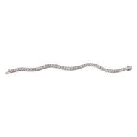 myGemma Diamond Tennis Bracelet in 18k White Gold 7.25 CTW pv