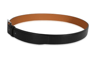 Hermès Noir Box & Gold Chamonix James 32 Belt 90 sv