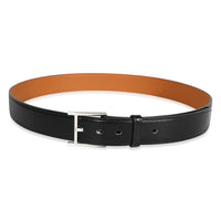 Hermès Noir Box & Gold Chamonix James 32 Belt 90 fv