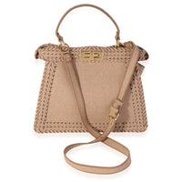 Beige Flannel Medium Peekaboo ISeeU Bag