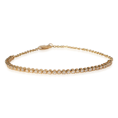 Line Diamond Bracelet in 14k Yellow Gold 0.51 CTW