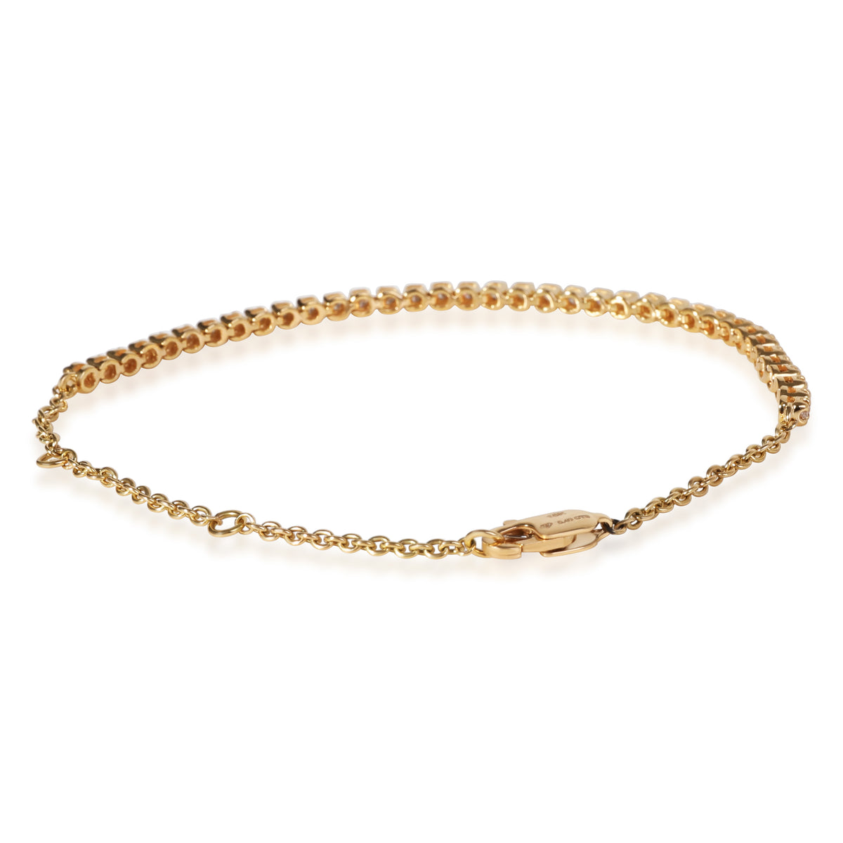 Line Diamond Bracelet in 14k Yellow Gold 0.51 CTW