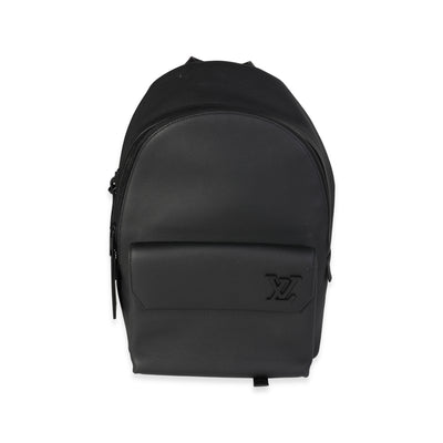 Black Aerogram Leather New Backpack