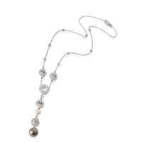 Himalia Pearl & Diamond Necklace (White Gold)