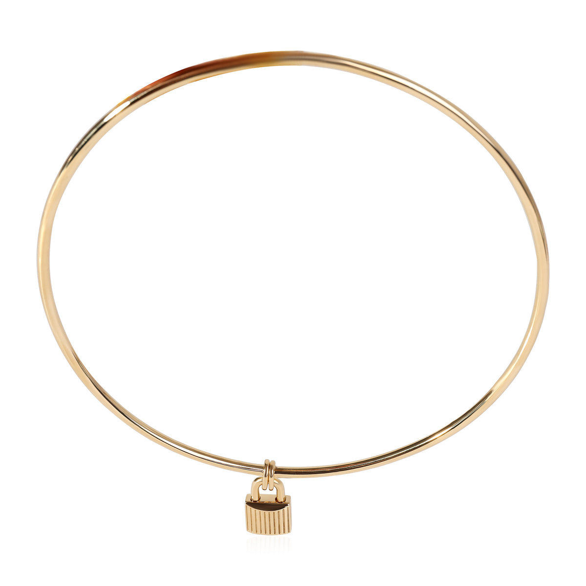 Padlock Choker Necklace in 18k Yellow Gold