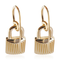 Padlock Earrings in 18k Yellow Gold