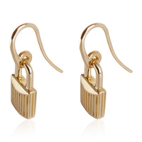 Padlock Earrings in 18k Yellow Gold