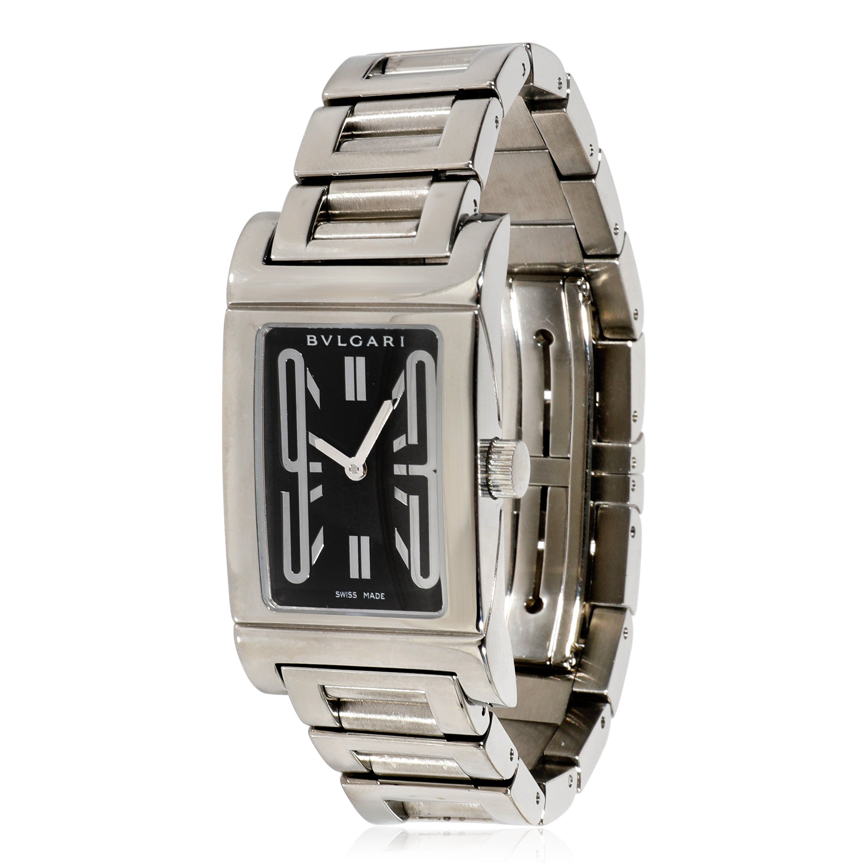 BVLGARI Rettangolo RT 39 S Women's Watch in Stainless Steel