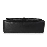 Black Quilted Lambskin Jumbo Classic Single Flap Bag