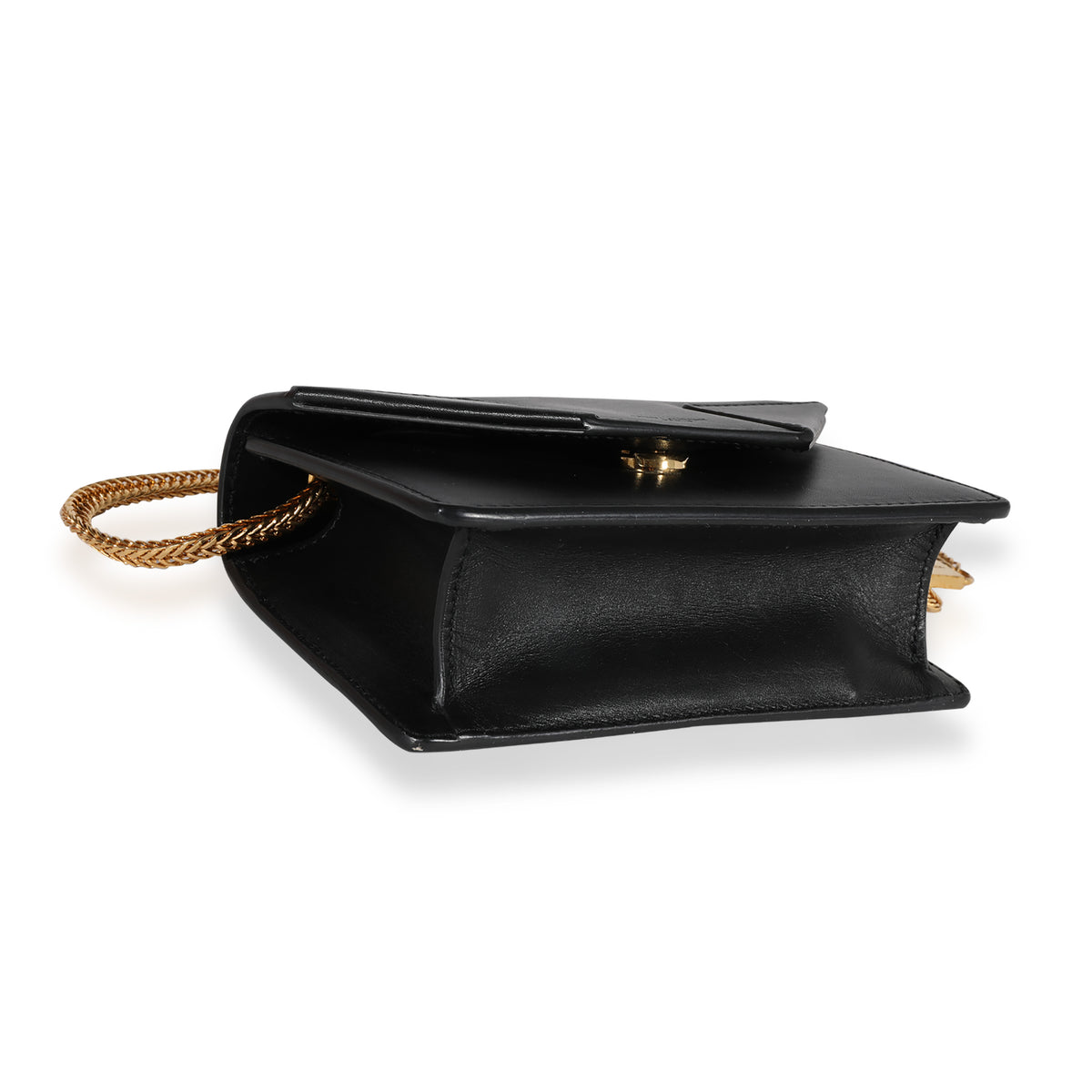 Black Smooth Leather Mini Betty