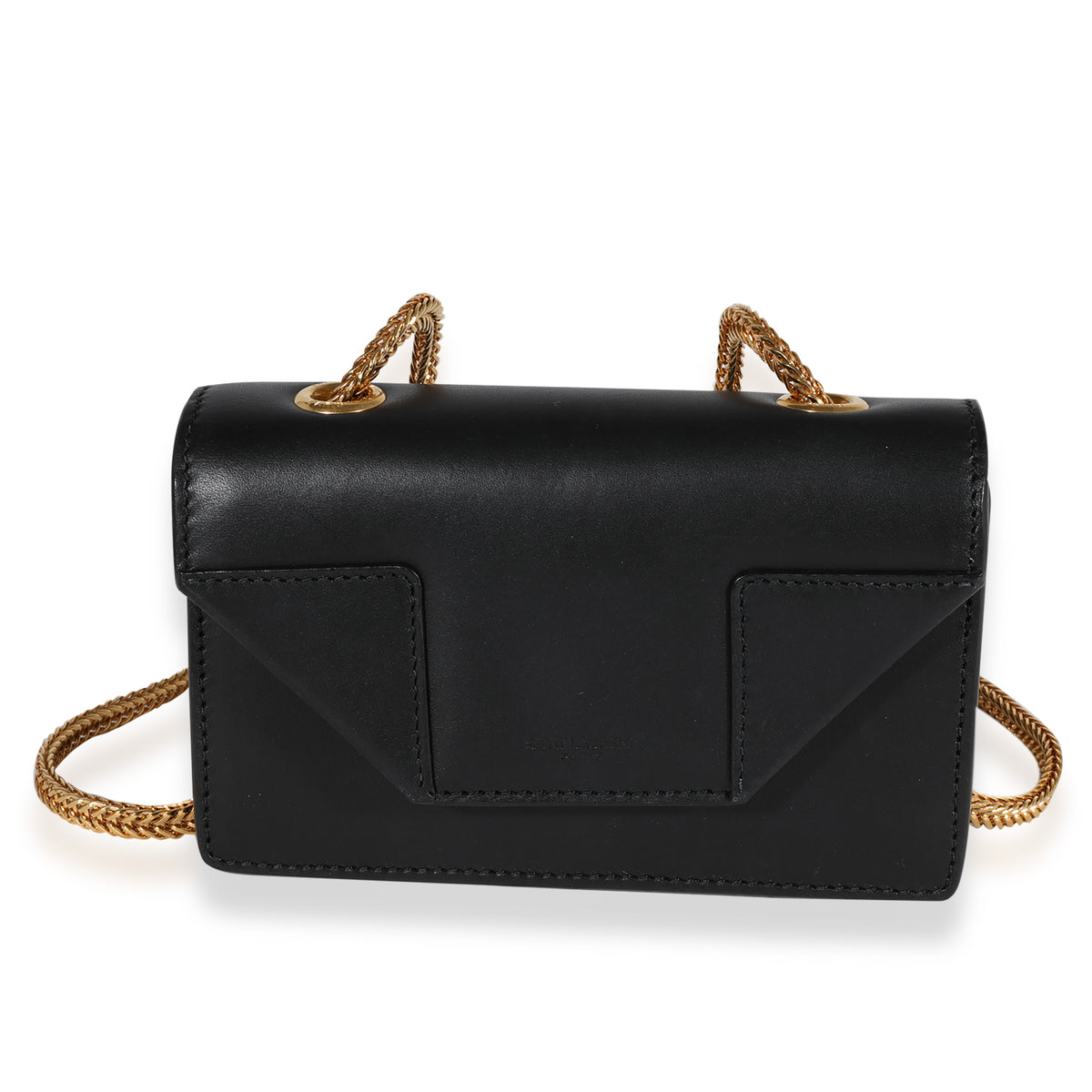 Black Smooth Leather Mini Betty