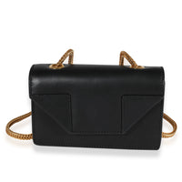 Black Smooth Leather Mini Betty