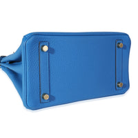 Bleu Hydra Clemence Birkin 25 GHW