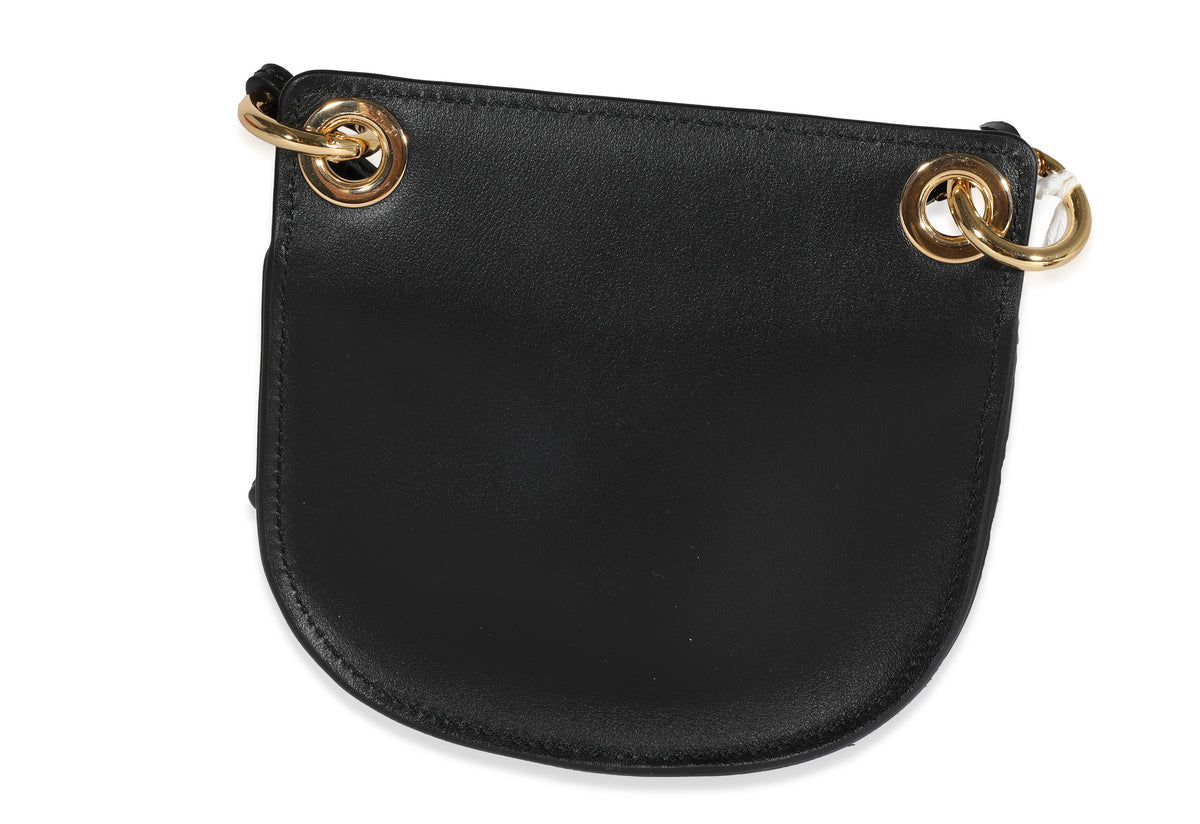 Chloe Black Leather The Mini Flat Pouch