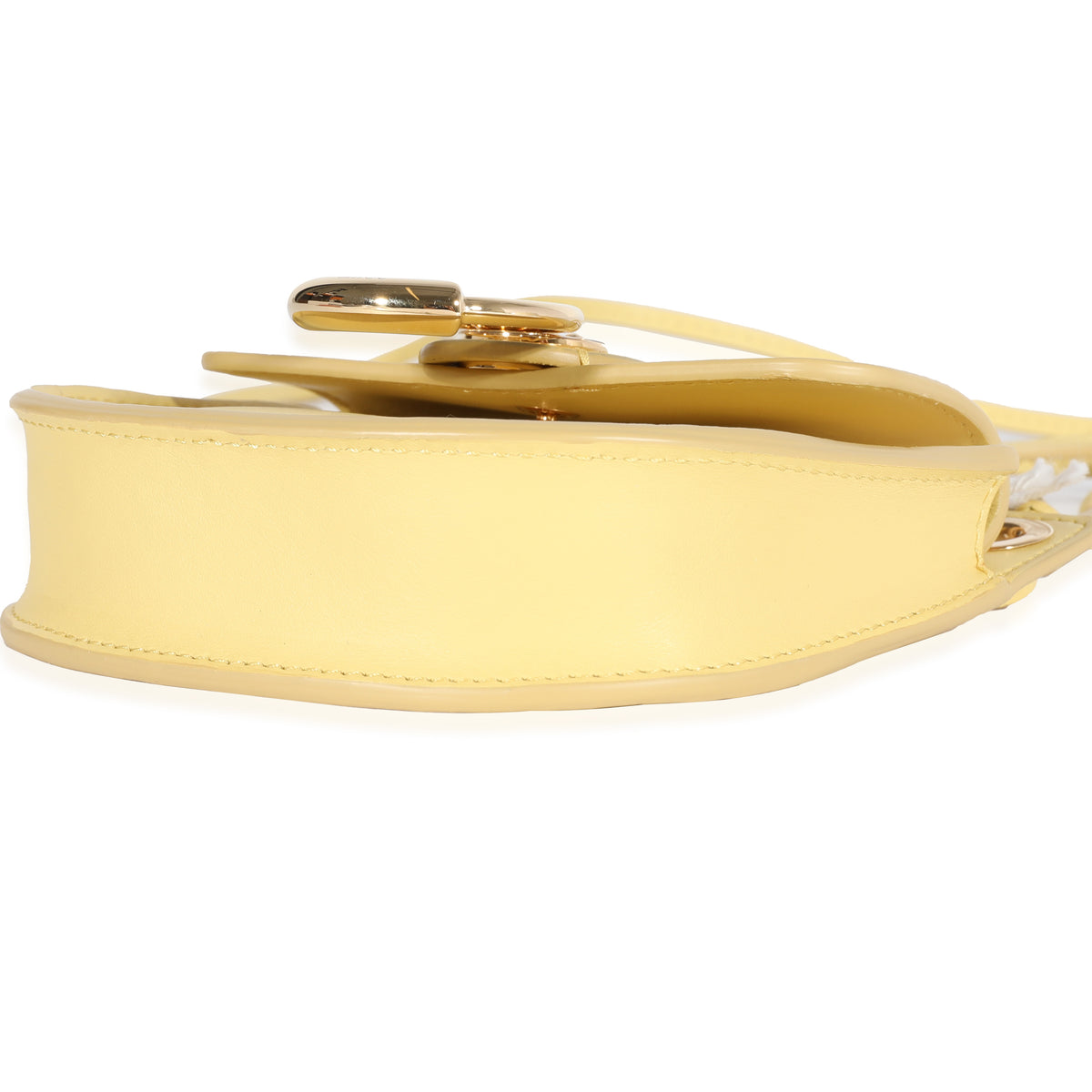 Chloé Chloe Raffia Green Leather The Mini Flat Pouch Handbag box