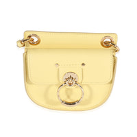 Chloé Chloe Raffia Green Leather The Mini Flat Pouch Handbag fv