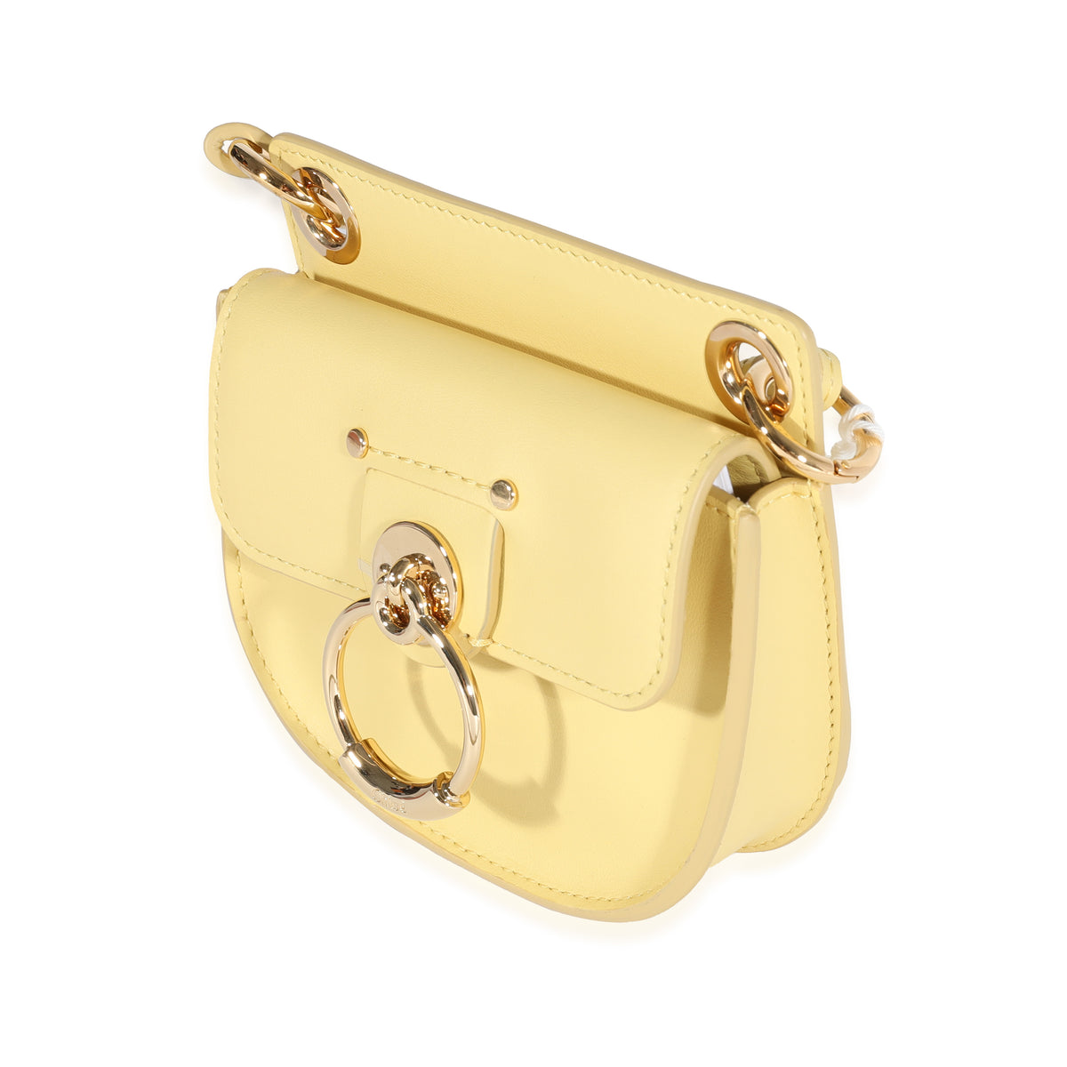 Chloé Chloe Raffia Green Leather The Mini Flat Pouch Handbag sv