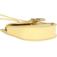 Chloé Yellow Leather The Mini Flat Pouch Handbag clasp