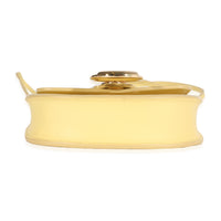 Chloé Yellow Leather The Mini Flat Pouch Handbag stamp