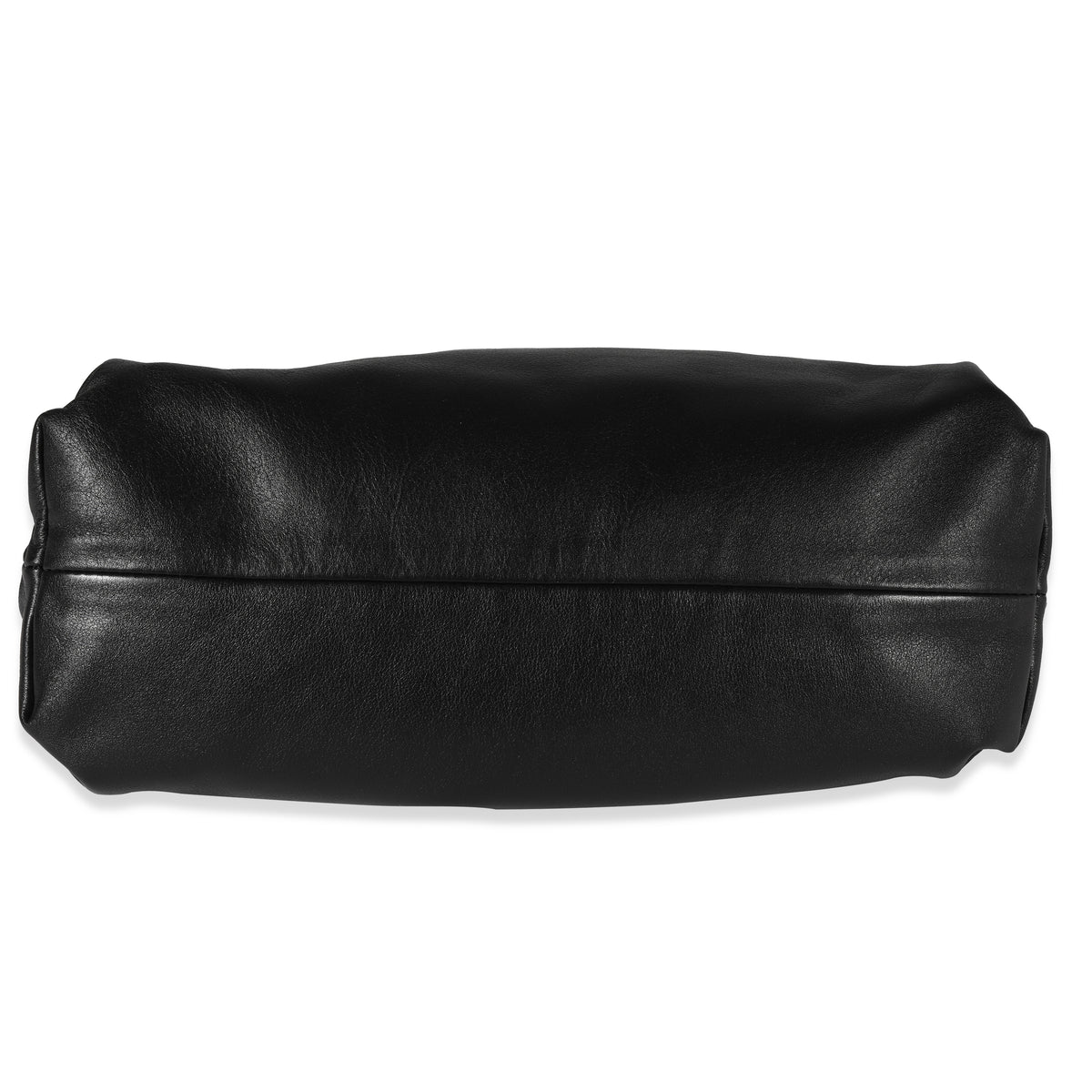 Black Calfskin Chain Pouch