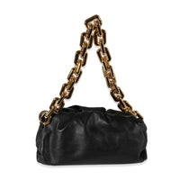 Black Calfskin Chain Pouch