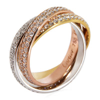 Trinity Ring, Small Model, Diamonds