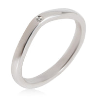 Ballerine Curved Wedding Band (Platinum)