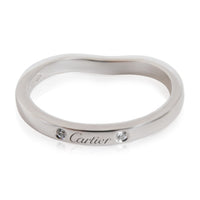 Ballerine Curved Wedding Band (Platinum)