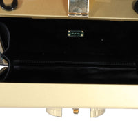 Green Embossed Gold Resin Camera Case Bag