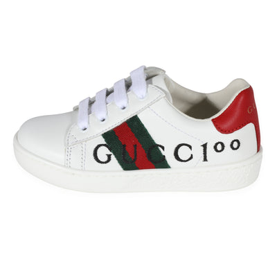 Gucci -  Gucci Ace Leather Toddler Gucci 100 Print (23 EUR)