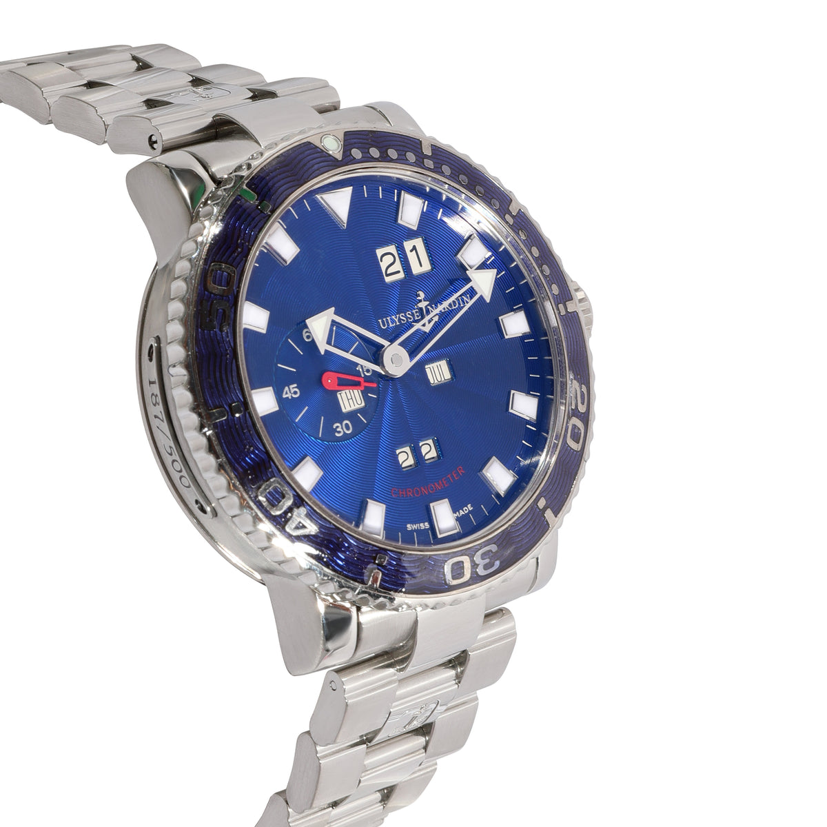 Marine Aqua Perpetual 333-77 Mens Watch in  Stainless Steel