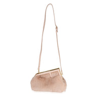 Blush Mink & Leather Small First Bag
