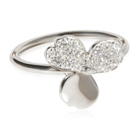 Paper Flowers Diamond Ring in 18k White Gold 0.16 CTW