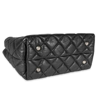 Black Quilted Aged Calfskin Reissue Shopping Tote