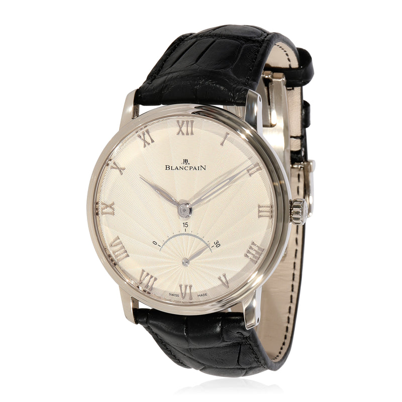 Blancpain Villeret Ultraplate 6653 1542 55b Men's Watch in 18kt White Gold fv