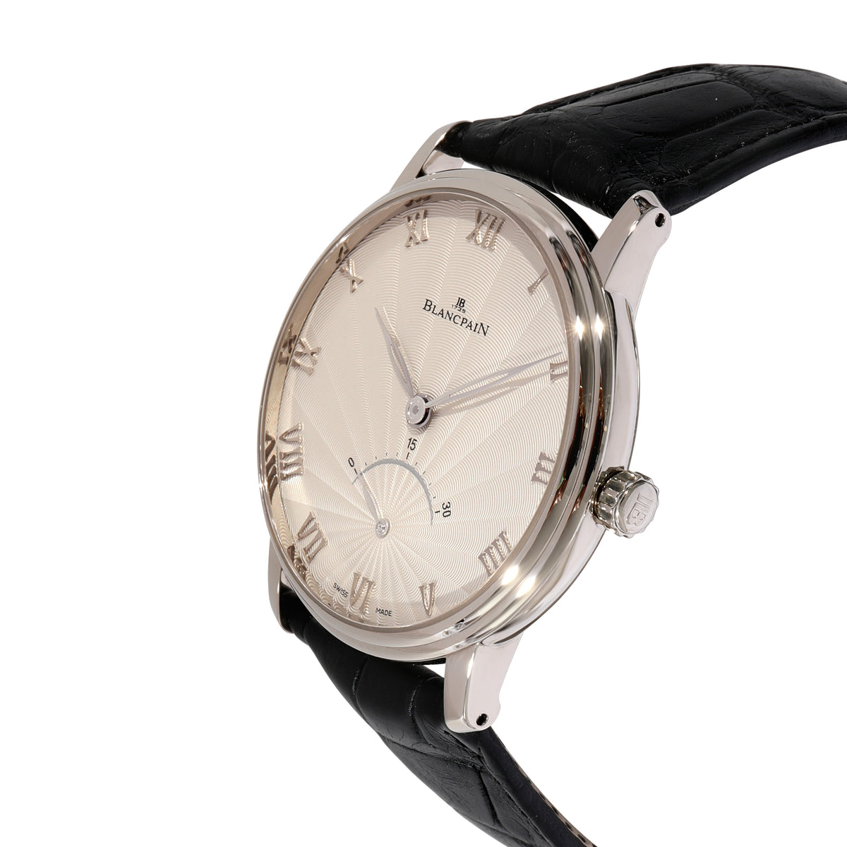 Blancpain Villeret Ultraplate 6653 1542 55b Men's Watch in 18kt White Gold lv