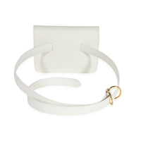 Vintage White Evergrain Pochette Belt Bag GHW