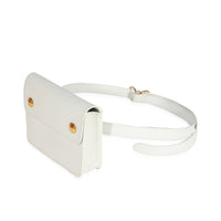 Vintage White Evergrain Pochette Belt Bag GHW