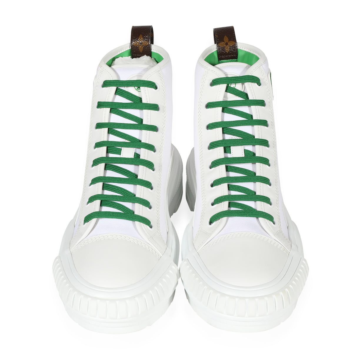Louis Vuitton Squad Sneaker Boot 'White Green pv