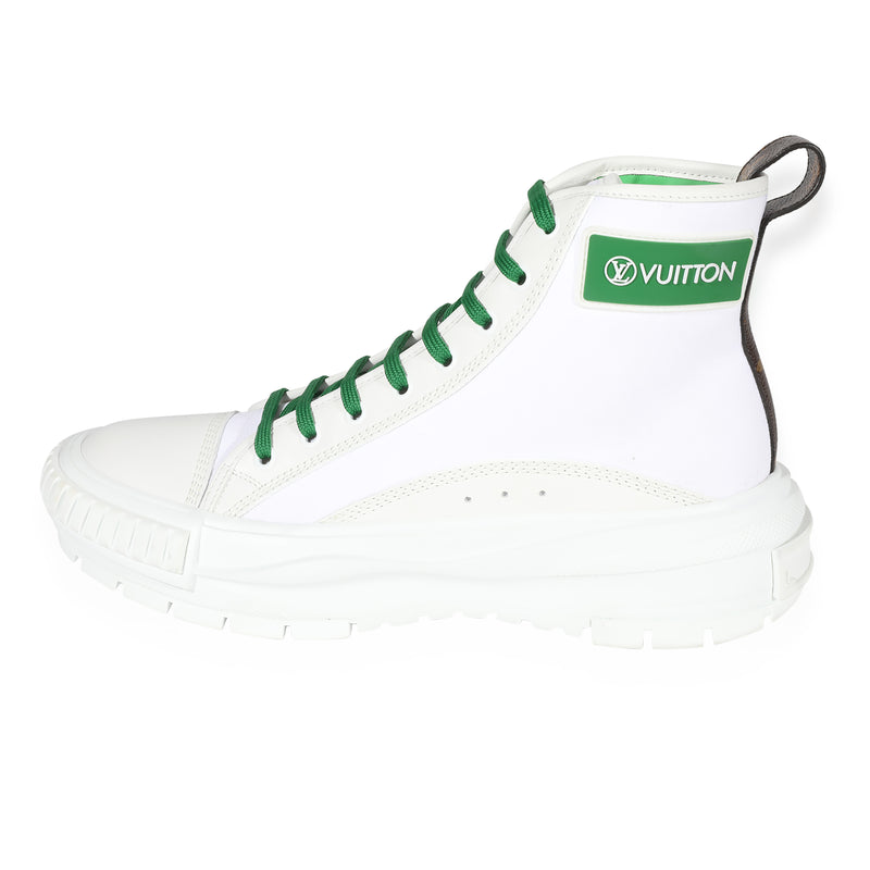 Louis Vuitton Squad Sneaker Boot 'White Green'