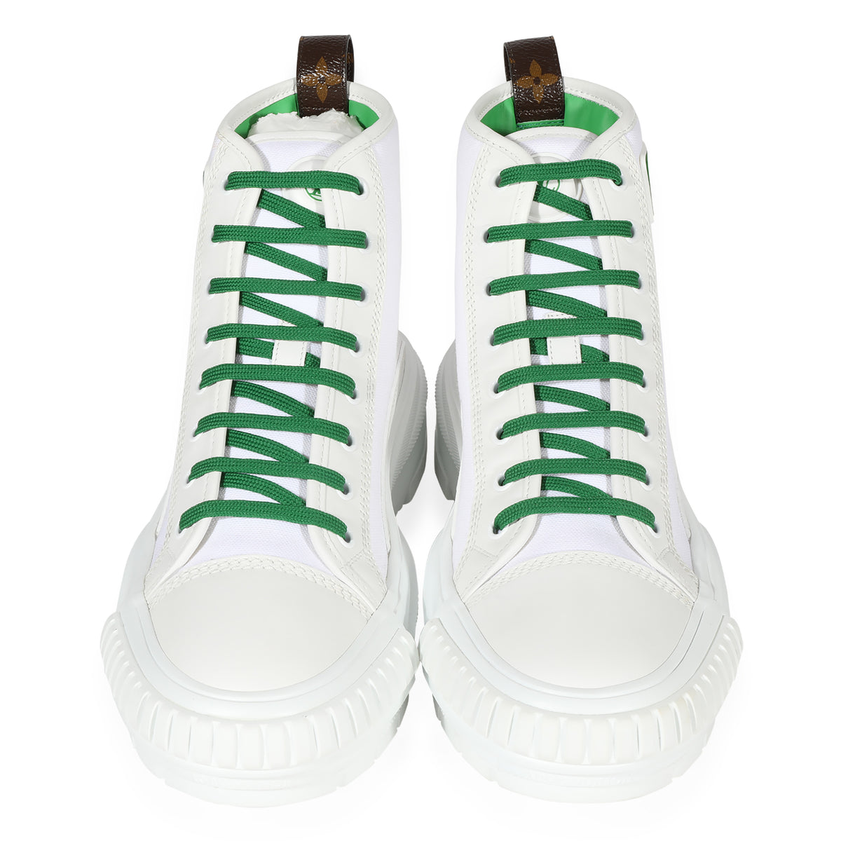 Louis Vuitton Squad Sneaker Boot 'White Green'