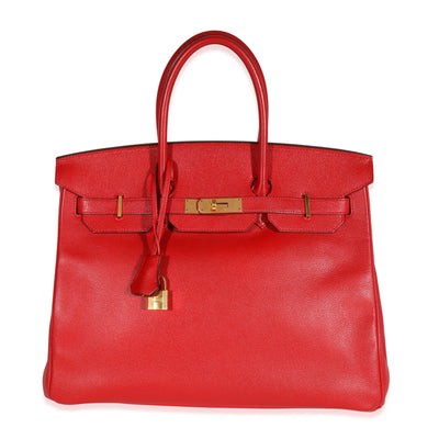 Rouge Casaque Epsom Birkin 35 GHW