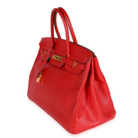 Rouge Casaque Epsom Birkin 35 GHW