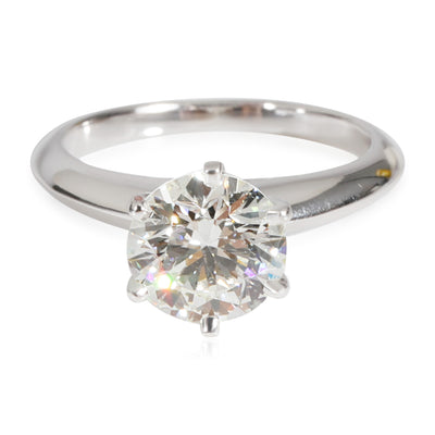 Diamond Solitaire Engagement Ring in Platinum H VS1 1.53 CT