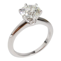 Diamond Solitaire Engagement Ring in Platinum H VS1 1.53 CT