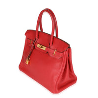 Rouge Casaque Togo Birkin 30 GHW