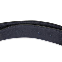 Black 135 & Bleu Nuit Togo Reversible 32mm Belt Strap