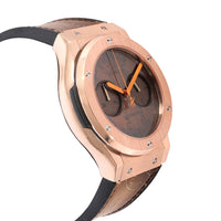 Hublot Berluti Scritto King Gold 521.OX.0500.VR.BER17 Men's Watch in  Rose Gold rv